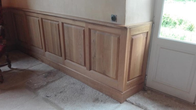 Lambris traditionnel d'ébéniste